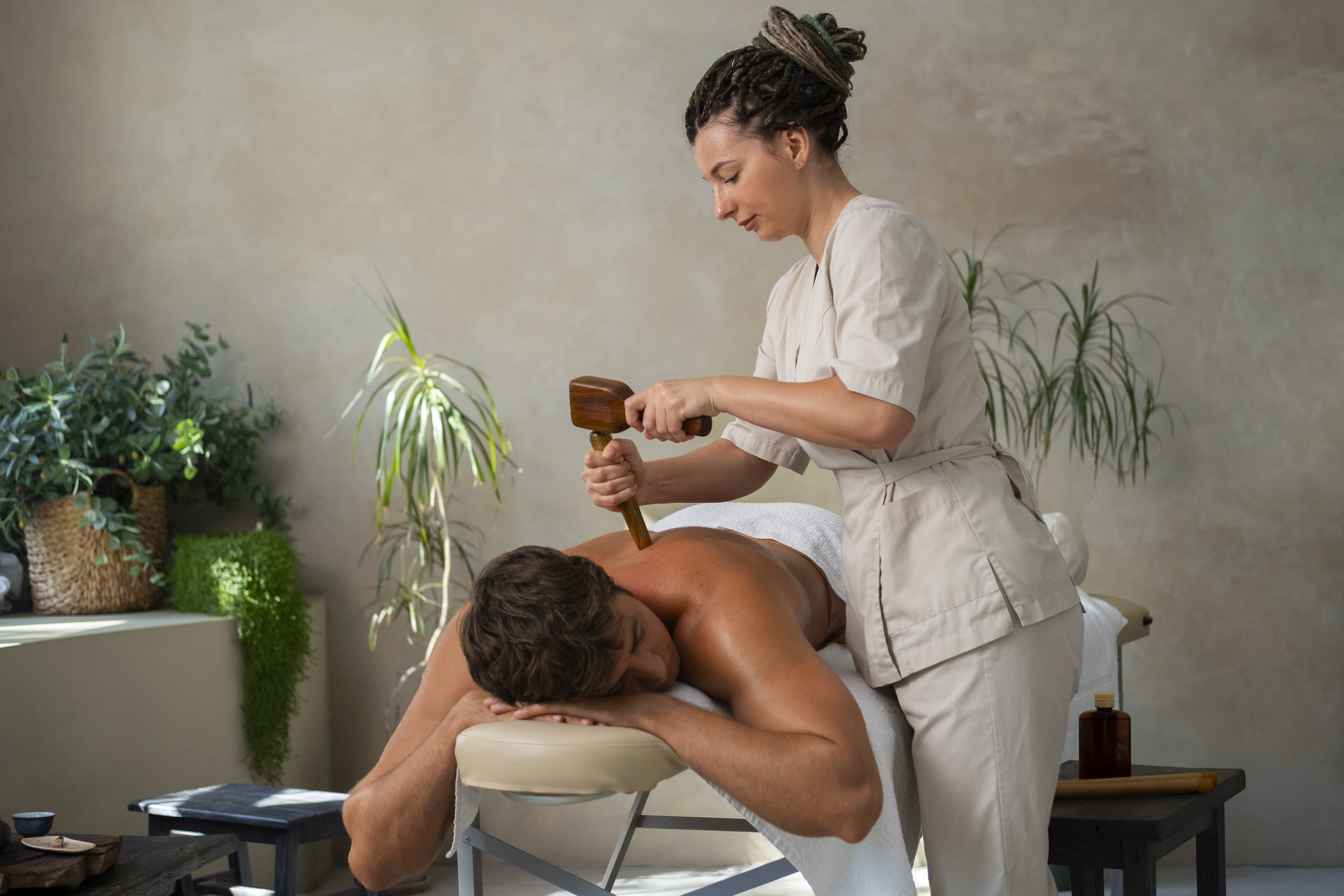 Body massage and relaxation therapy